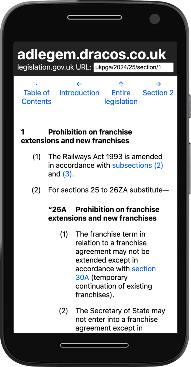 A mobile screenshot of this site showing the same page, where the text is readable and links are easily clickable.